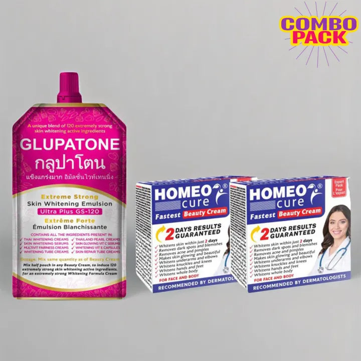 GLUPATONE Extreme Homeo Cure Beauty Cream (Pack Of 2)