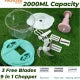 Chopper Food Processor, 2000 ML Cup Food Processor,